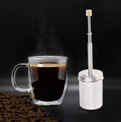 ScoplyPump™  Stainless Steel Coffee Maker